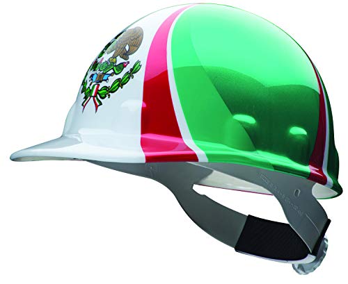 FMX Flame Full Graphic Fibre-Metal by Honeywell Supereight Thermoplastic Cap-Style Hard Hat with 8-Point Ratchet Suspension